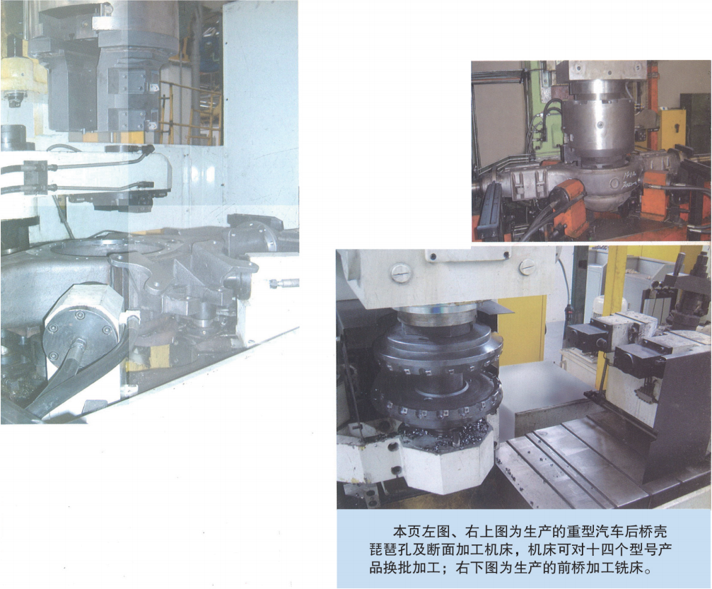 汽(qi)車後橋琵琶孔(kǒng)加工镗孔車端(duan)面組合機床